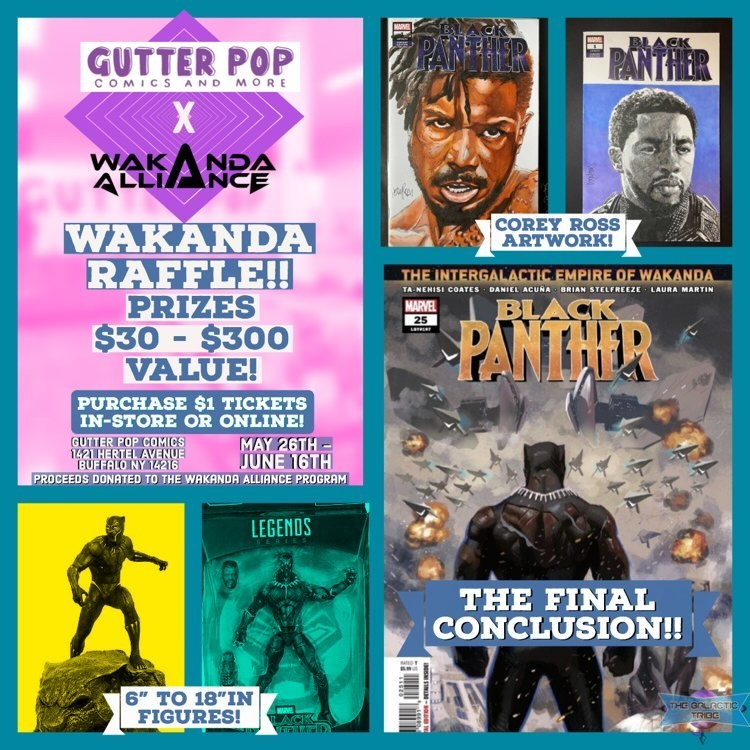 Wakanda Raffle @ Gutter Pop Comics