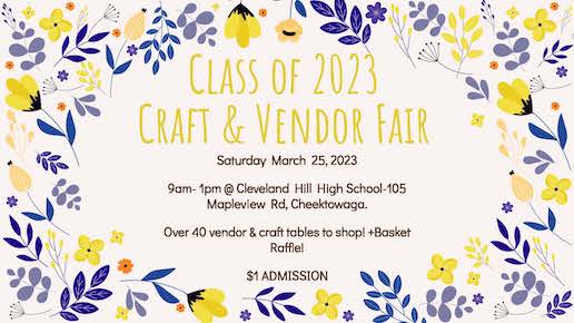 Class of 2023 Craft & Vendor Fair in Cheektowaga, NY, Welcome 716, Buffalo area Craft Fairs