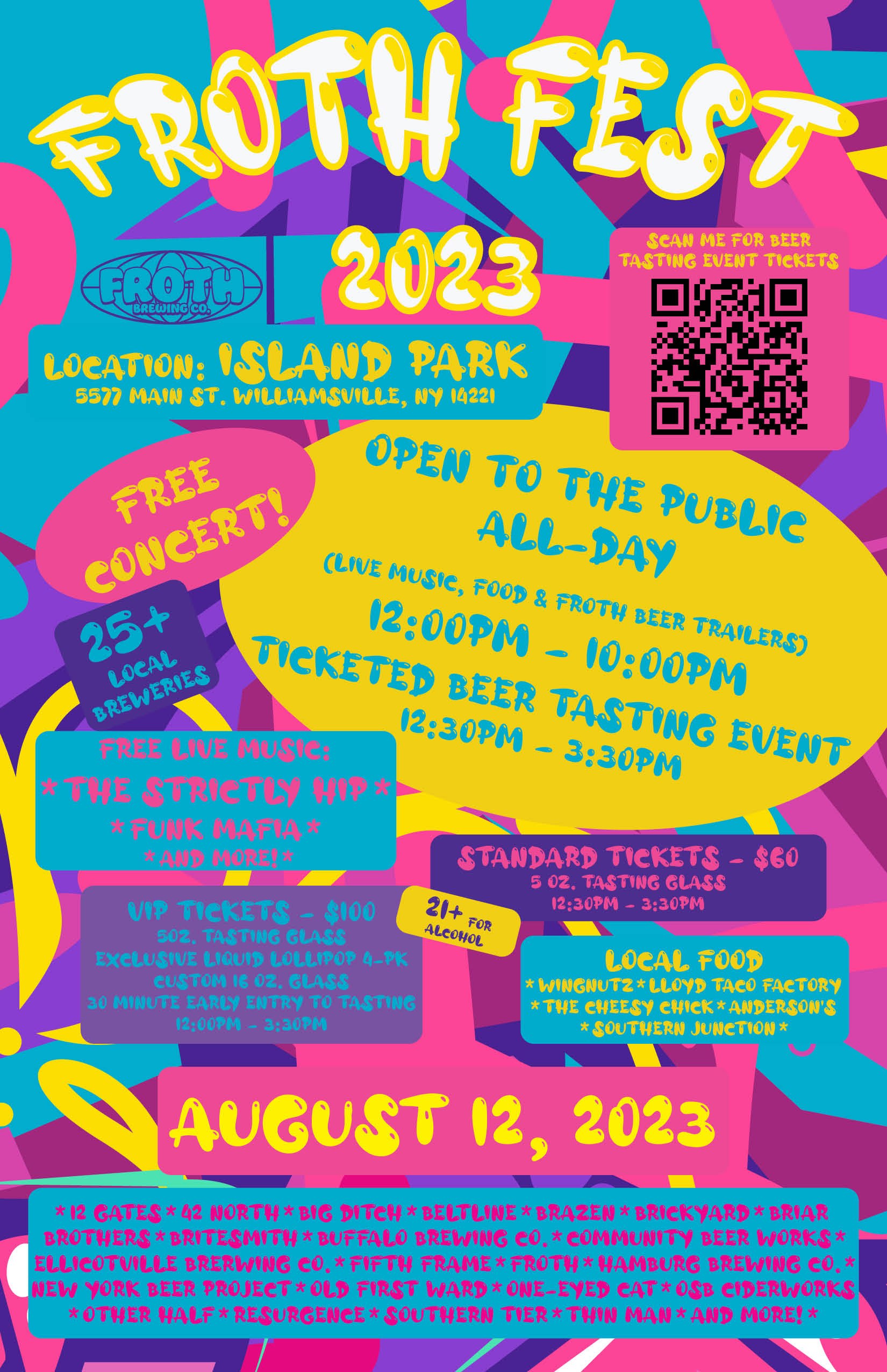 Froth Fest 2023 Island Park Williamsville 716