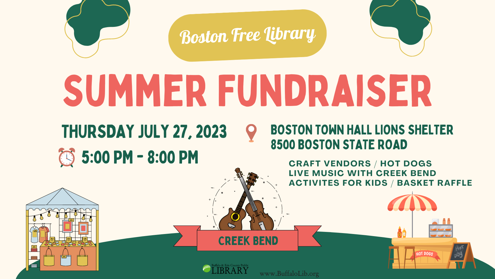 Friends of Boston Library Summer Fundraiser